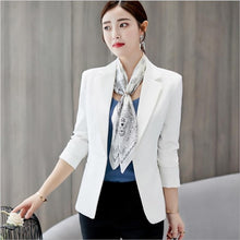 Load image into Gallery viewer, Black Women Blazer 2020 Formal Blazers Lady Office Work