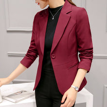 Load image into Gallery viewer, Black Women Blazer 2020 Formal Blazers Lady Office Work