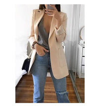 Load image into Gallery viewer, Slim-fit cardigan blazer

