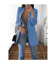 Load image into Gallery viewer, Slim-fit cardigan blazer
