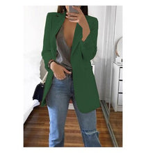 Load image into Gallery viewer, Slim-fit cardigan blazer
