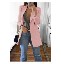 Load image into Gallery viewer, Slim-fit cardigan blazer
