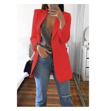 Load image into Gallery viewer, Slim-fit cardigan blazer
