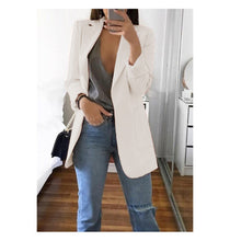 Load image into Gallery viewer, Slim-fit cardigan blazer
