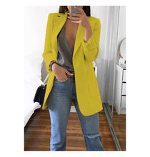Load image into Gallery viewer, Slim-fit cardigan blazer
