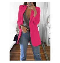 Load image into Gallery viewer, Slim-fit cardigan blazer
