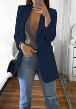 Load image into Gallery viewer, Slim-fit cardigan blazer
