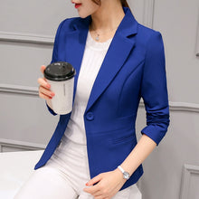 Load image into Gallery viewer, Black Women Blazer 2020 Formal Blazers Lady Office Work
